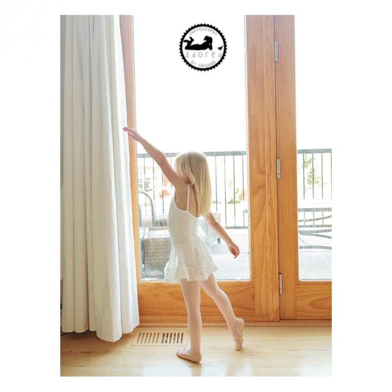 Little Ballerina. Children's Lifestyle photography. Adored by Meghan