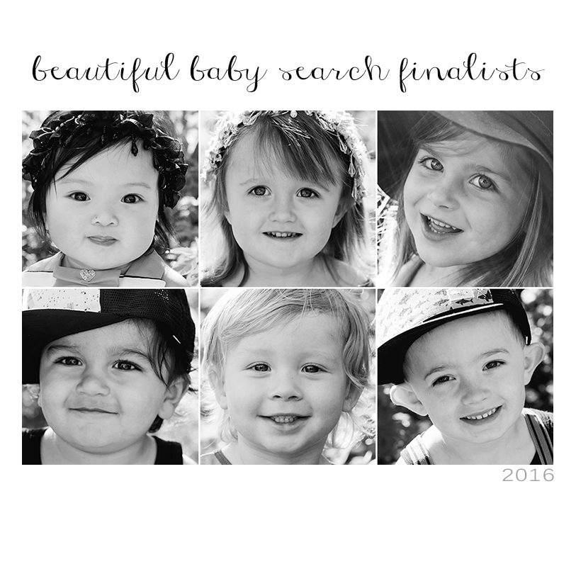 Adored by Meghan's Beautiful Baby Search 2016 Finalists